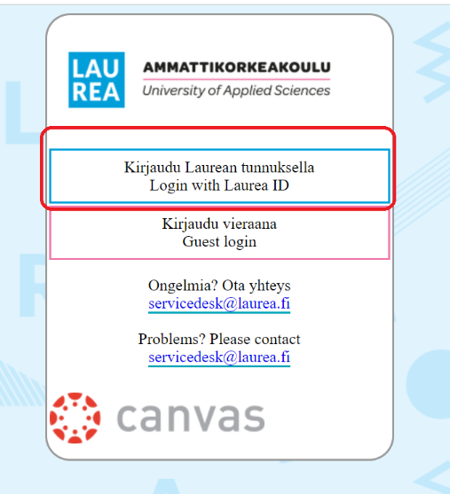 How to accept Canvas course invitation Laureaammattikorkeakoulu
