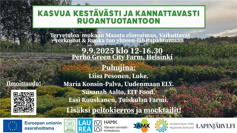 Tapahtuman flyer. Tekijä: Oskari Lappalainen.