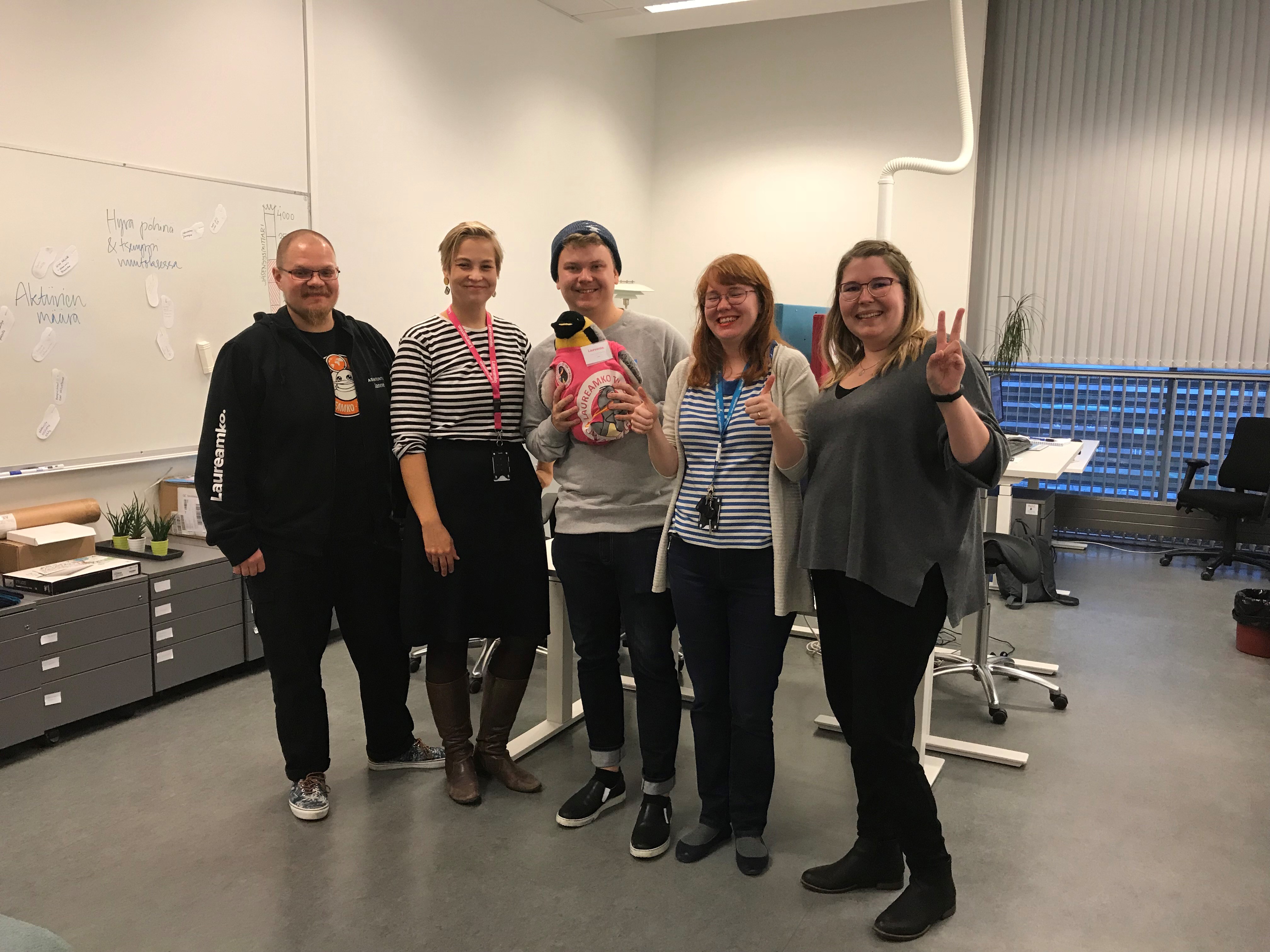 Laureamkon henkilöstö.