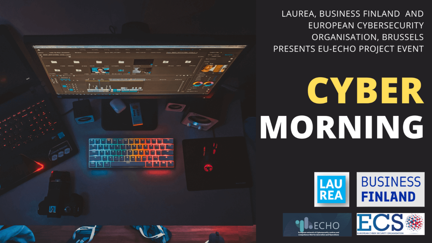 Cyber morning event advert