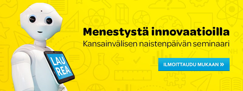 Menestystä innovaatioilla -banneri