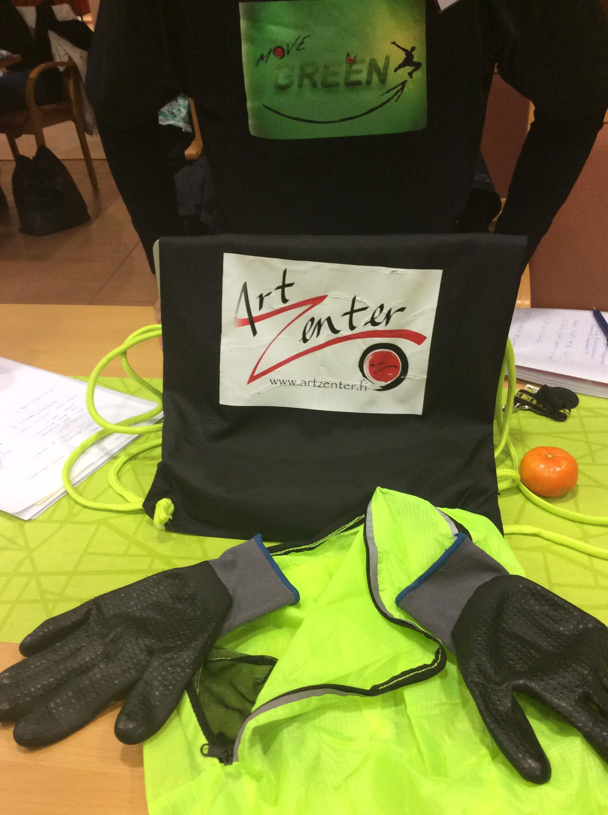 Move Green - Liiku Vihreästi ympäristökasvatustarvikkeita Parkour-retkiin