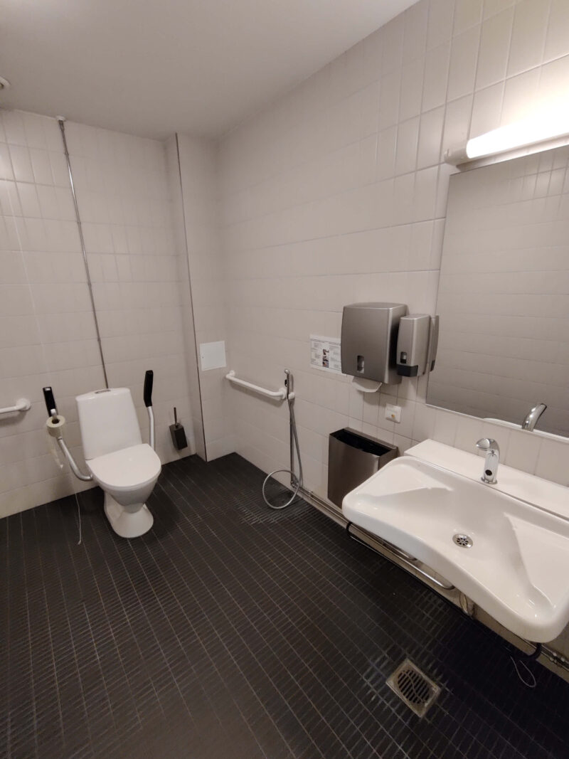 Porvoo campus accessible toilet on the 2nd floor