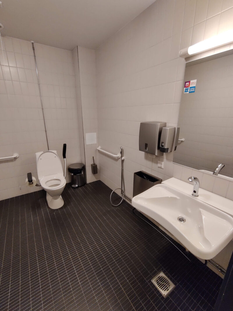 Porvoo campus accessible toilet on the 3rd floor.