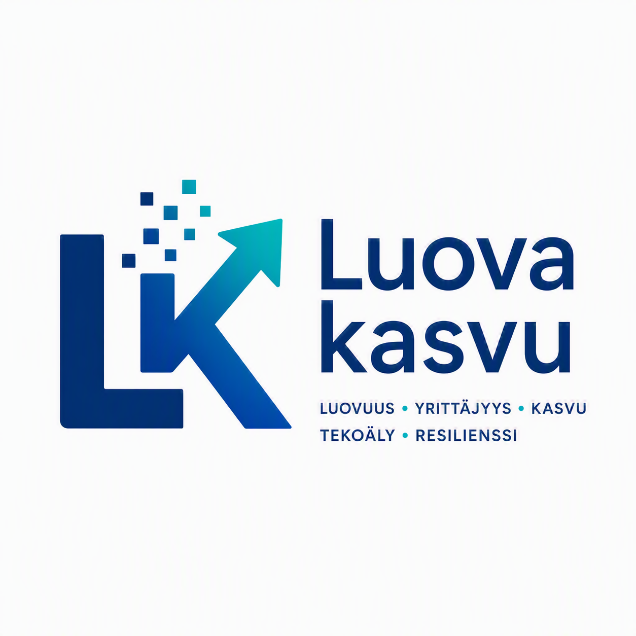 Luova kasvu: luovuus, yrittäjyys, kasvu, tekoäly, resilienssi.