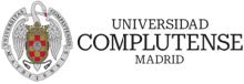 Universidad Complutense Madridin logo, jossa on vaakuna ja teksti 'Universidad Complutense Madrid'.